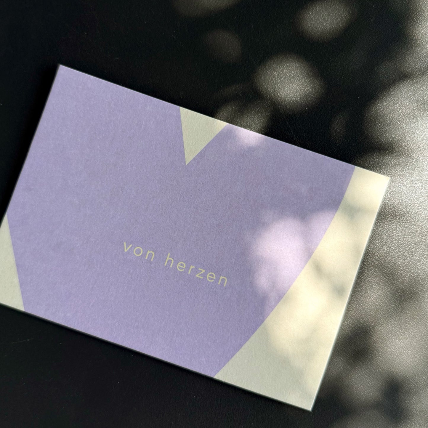 Postkarte – Von Herzen