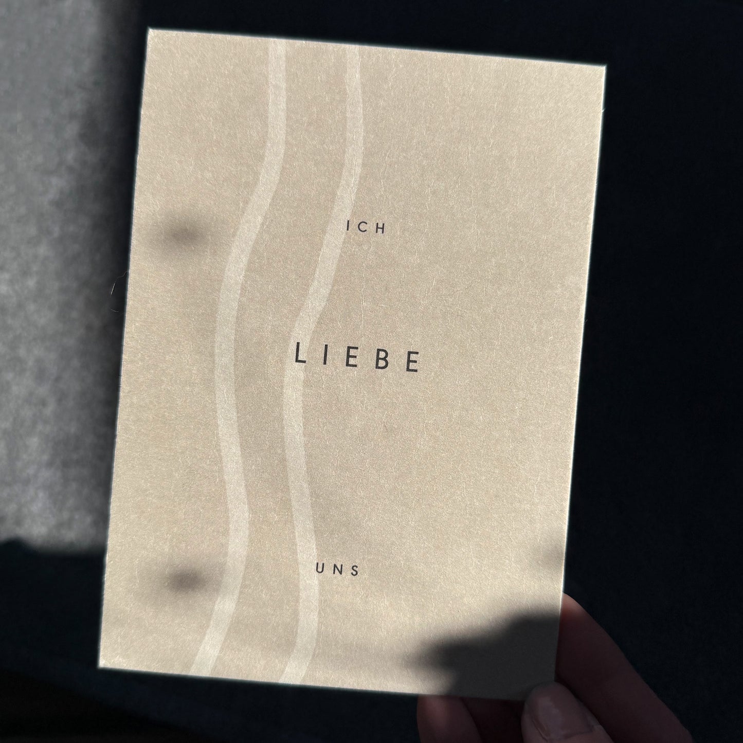 Postkarte – Ich liebe uns