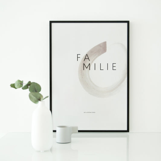 Poster – Familie