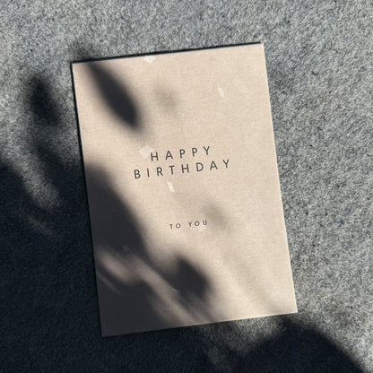 Postkarte – Happy Birthday