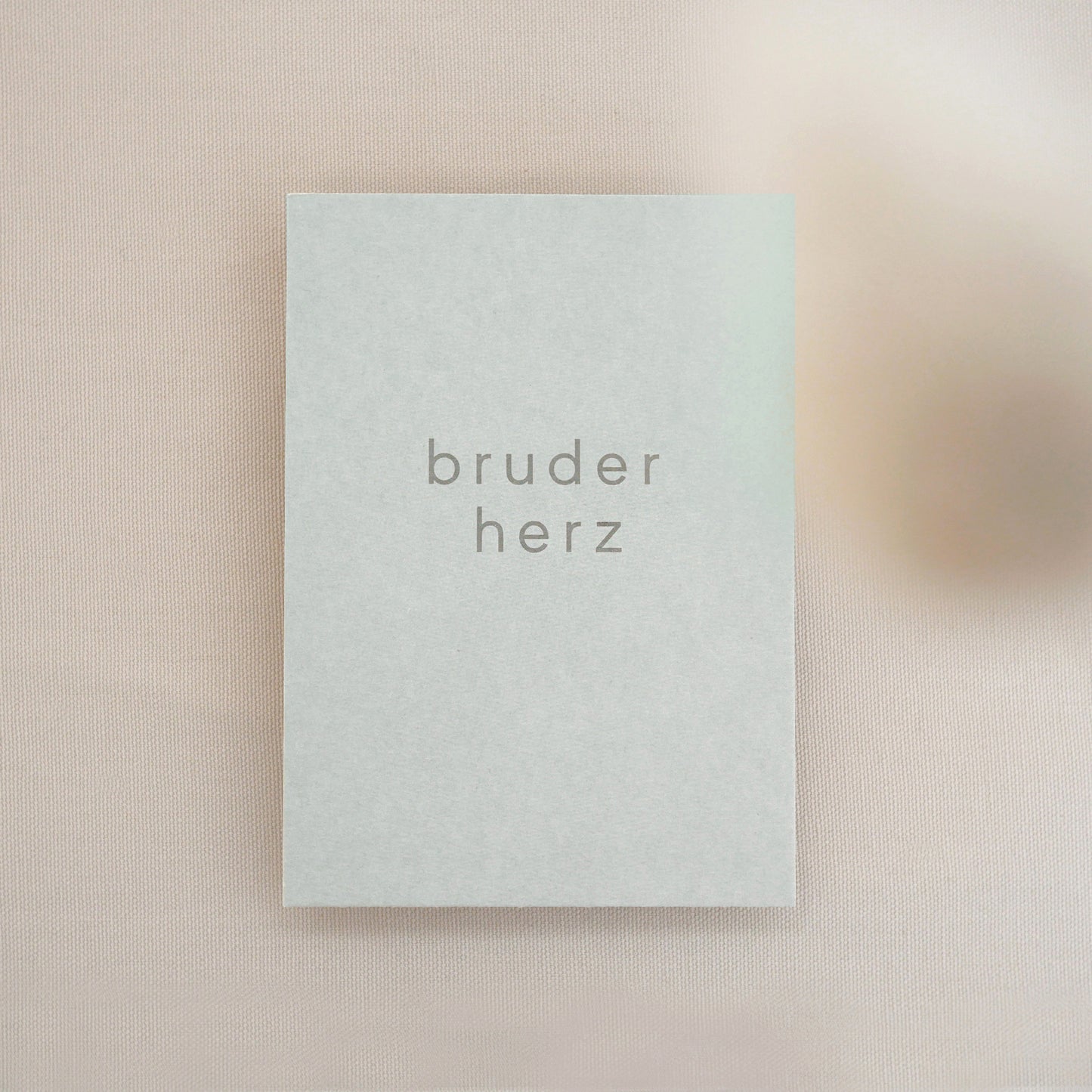 Postkarte – Bruderherz