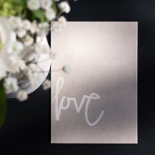 Postkarte – love