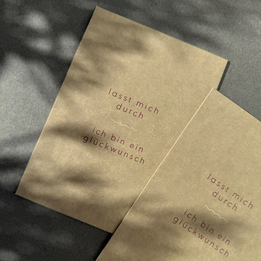 Postkarte – Glückwunsch