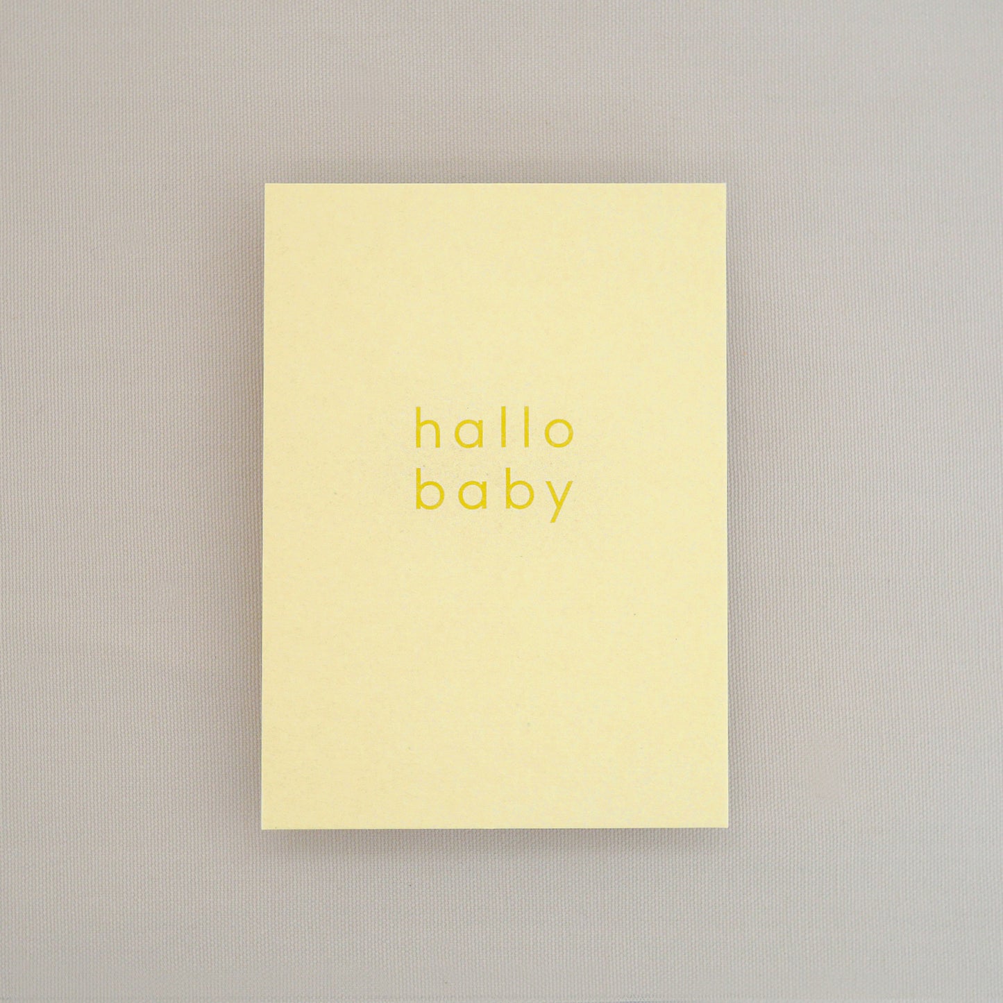 Postkarte – Hallo Baby