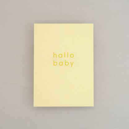 Postkarte – Hallo Baby