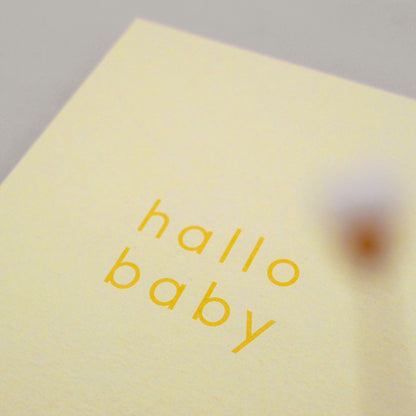 Postkarte – Hallo Baby