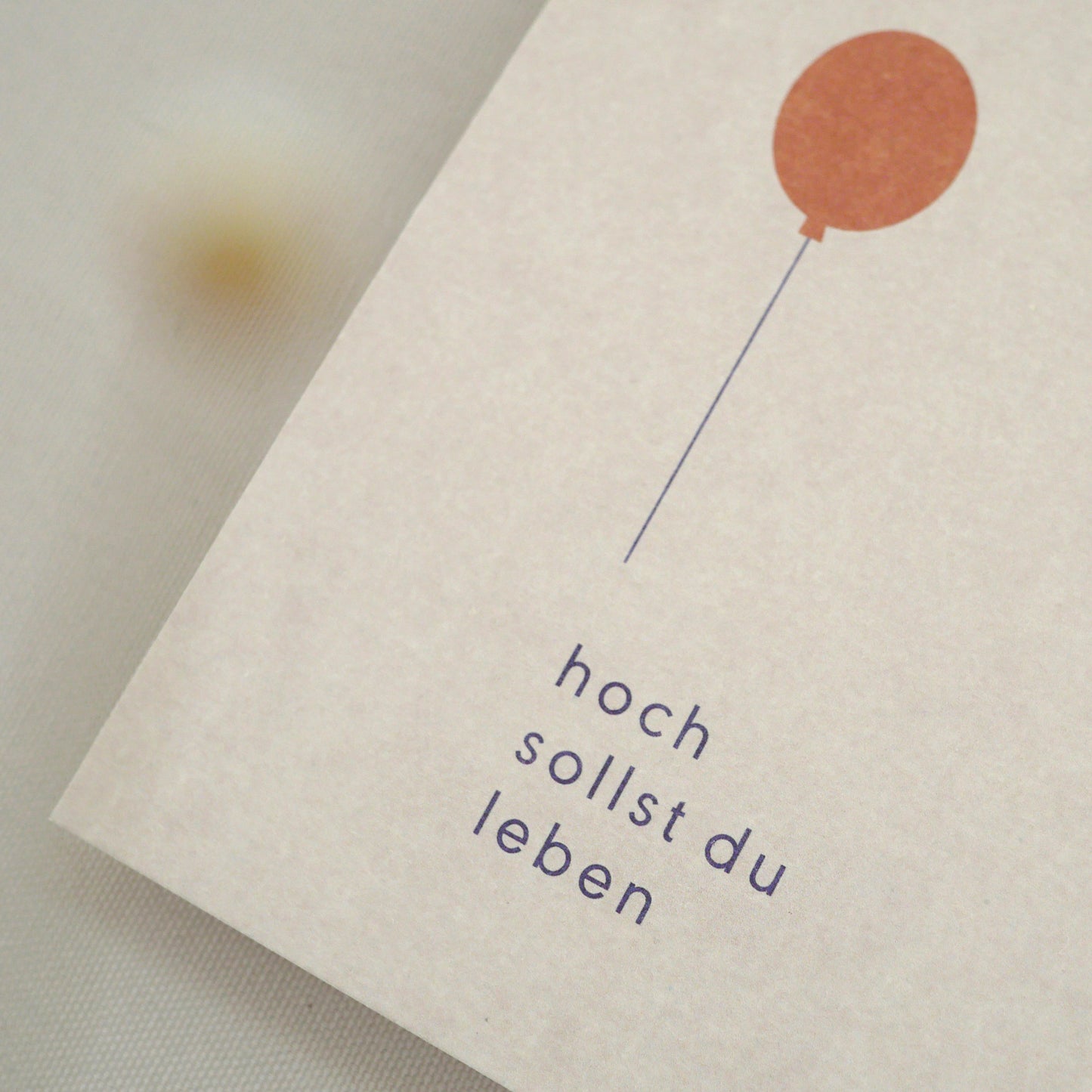 Postkarte – Hoch sollst du leben