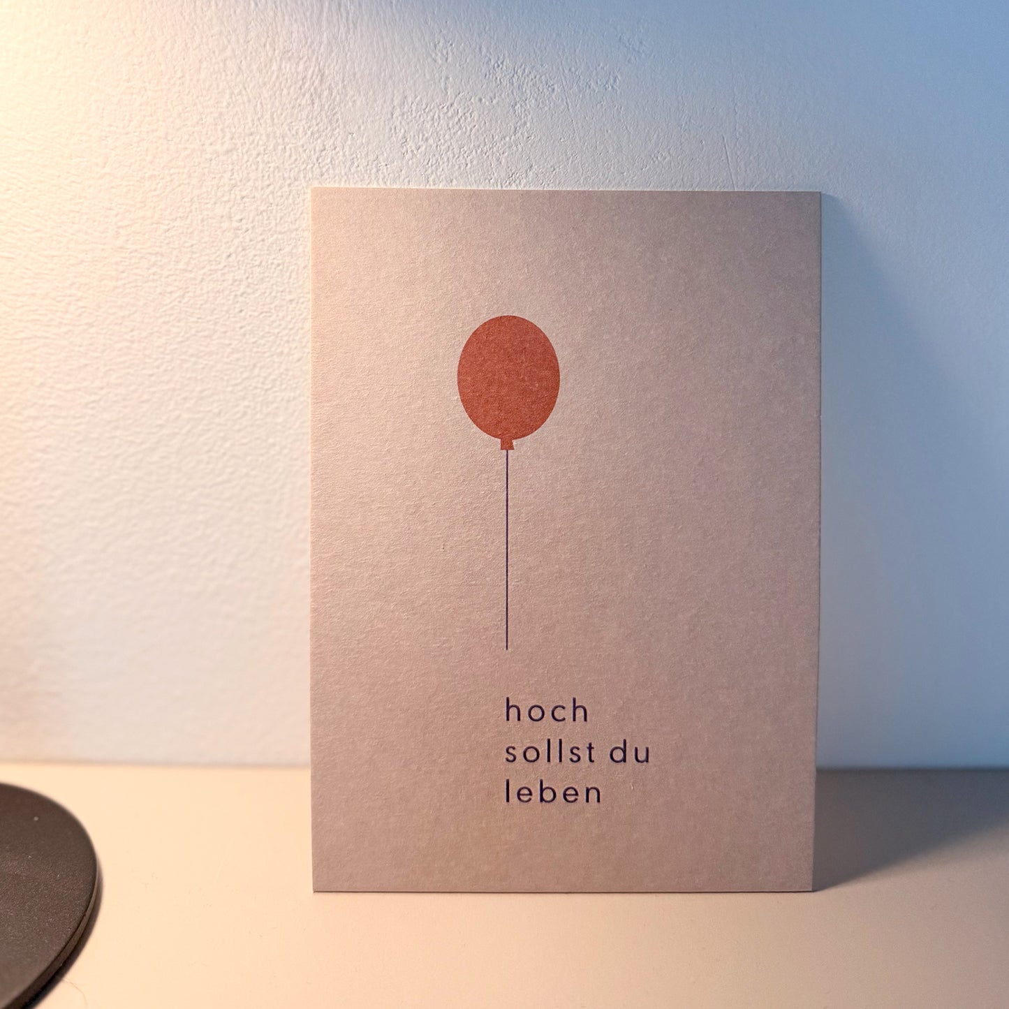 Postkarte – Hoch sollst du leben