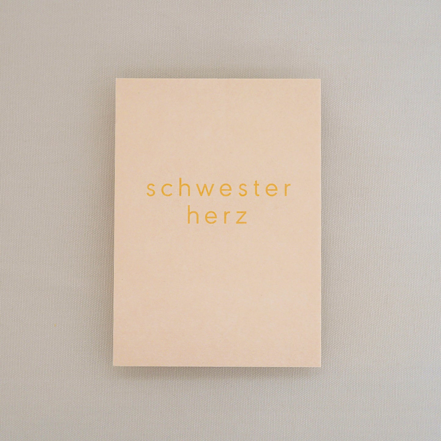 Postkarte – Schwesterherz