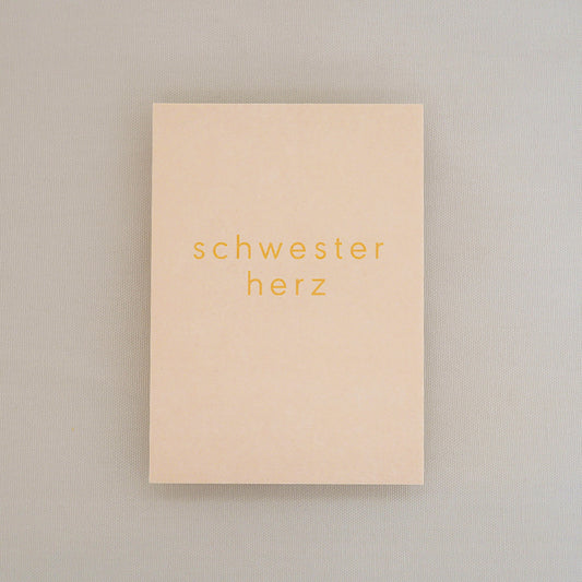 Postkarte – Schwesterherz