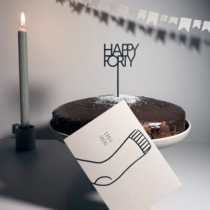 Cake Topper – Süße Botschaft