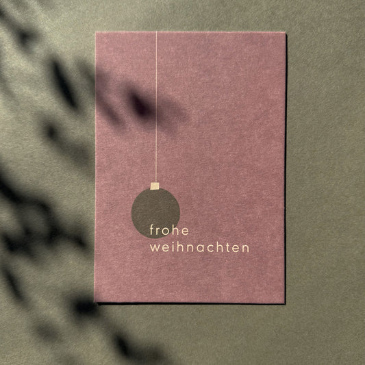 Postkarte – Frohe Weihnachten